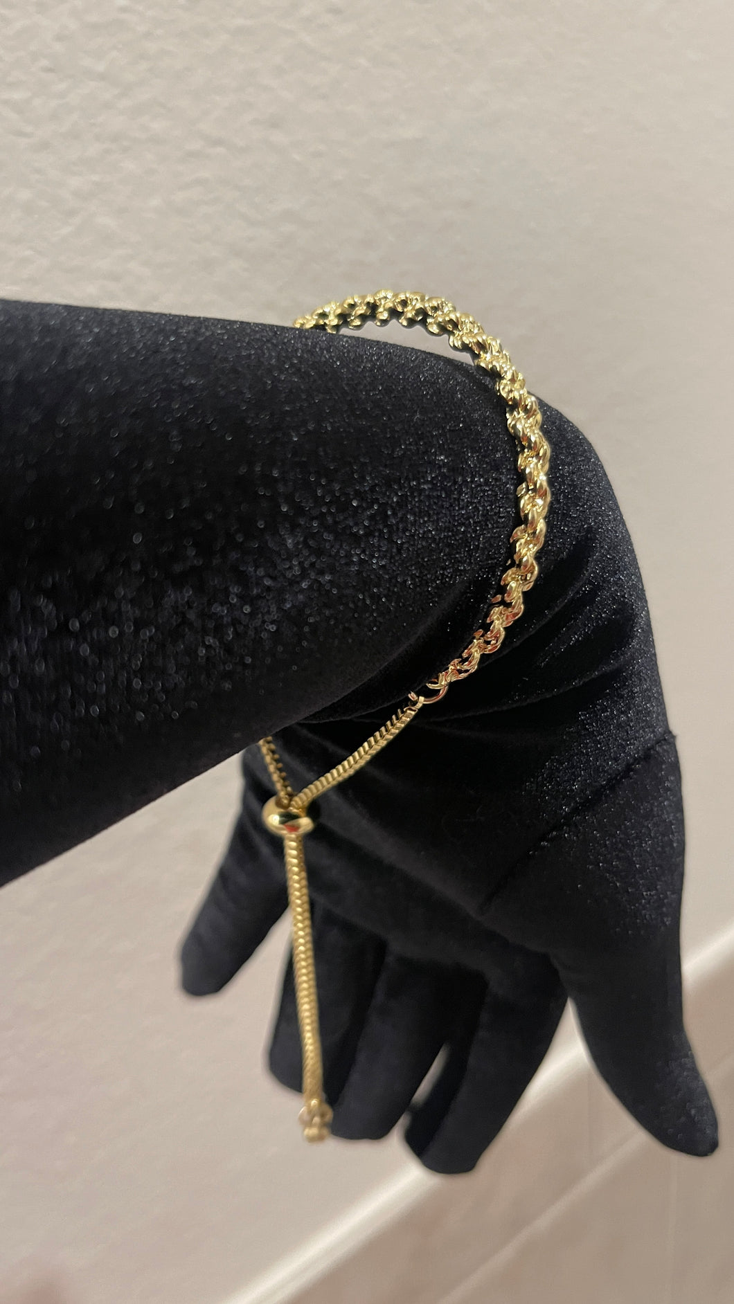 14k Gold Plated Knot Chain Bracelet